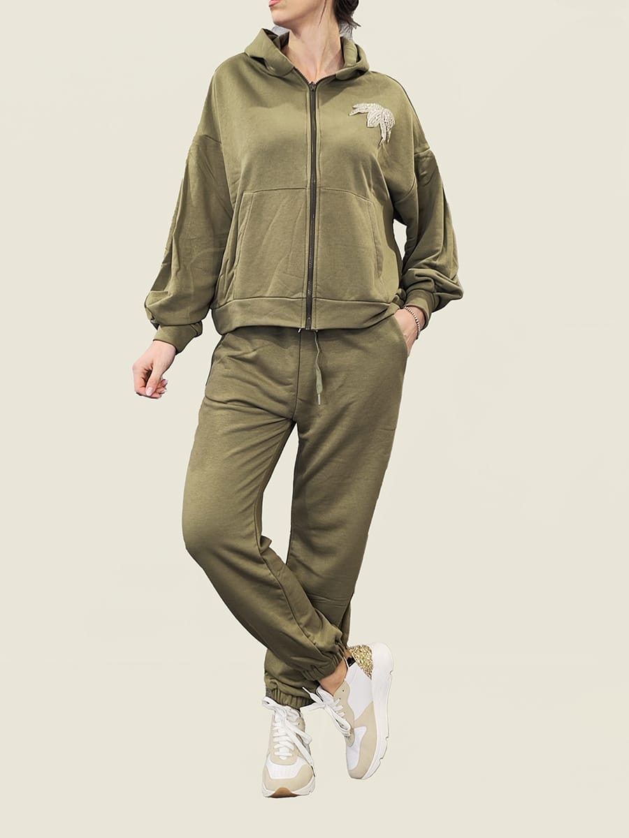 Felpa Zip Con Cappuccio Art 52451sh Ross Abbigliamento