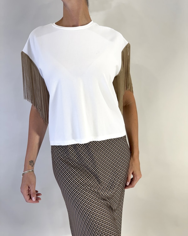 T-SHIRT CON FRANGE ART. I256144