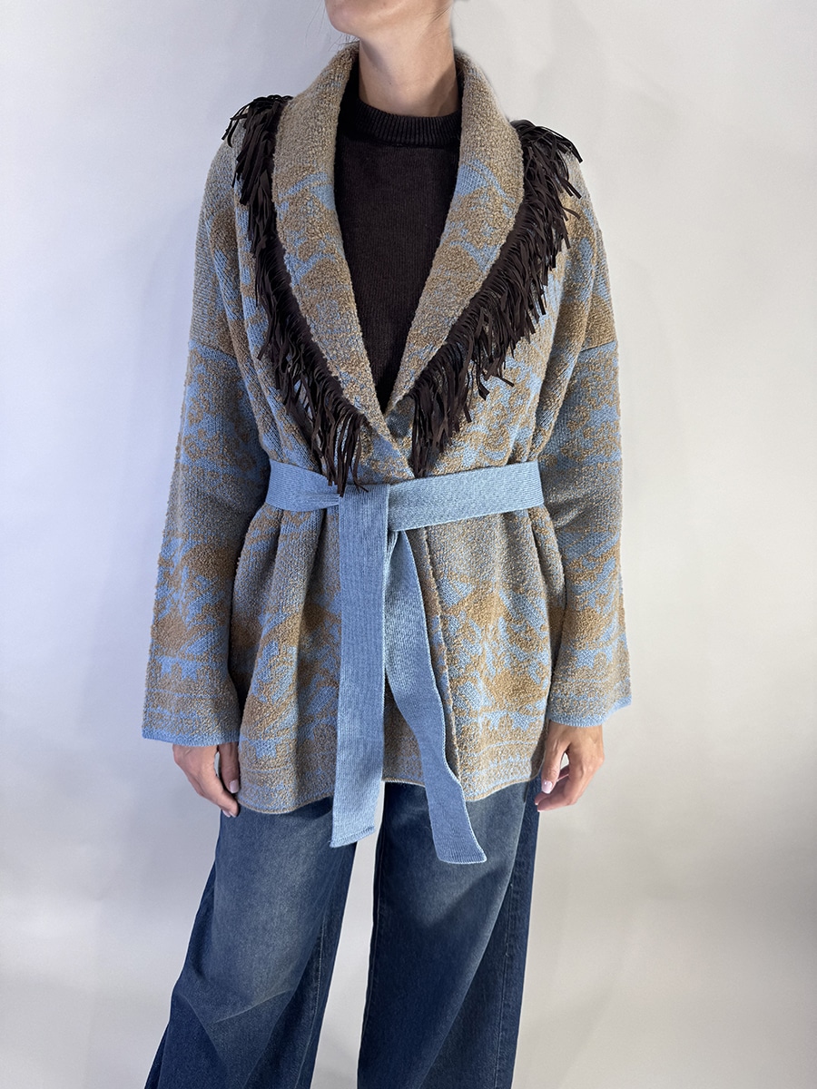 CARDIGAN MISTO ALPACA ART. 25A815