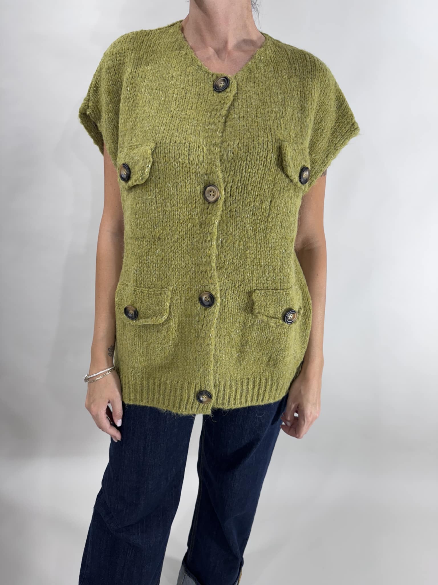 GILET ART. 11106 - verde oliva