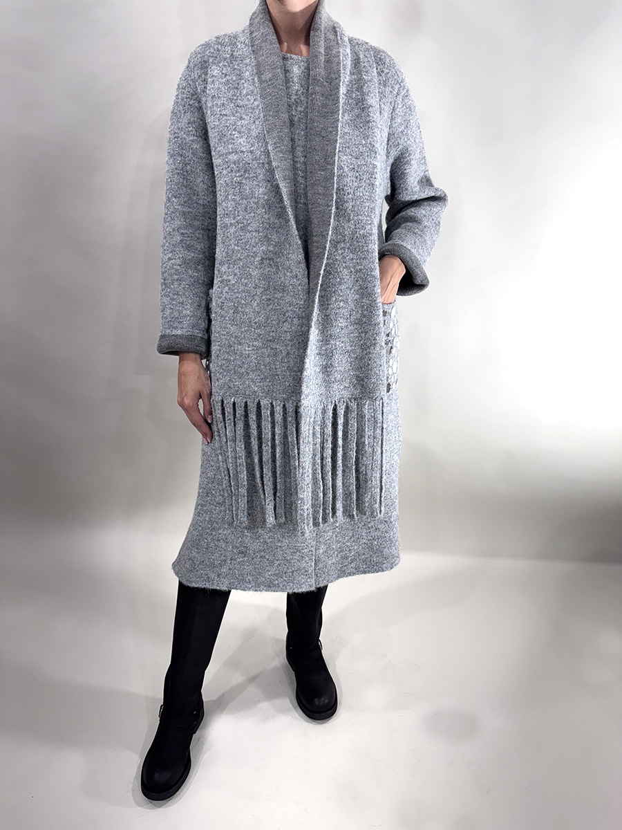CAPPOTTO IN MAGLIA ART. 55003F