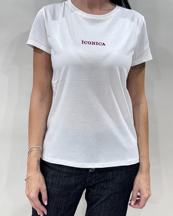 T-SHIRT CON SCRITTA ART. RF0392- VICOLO