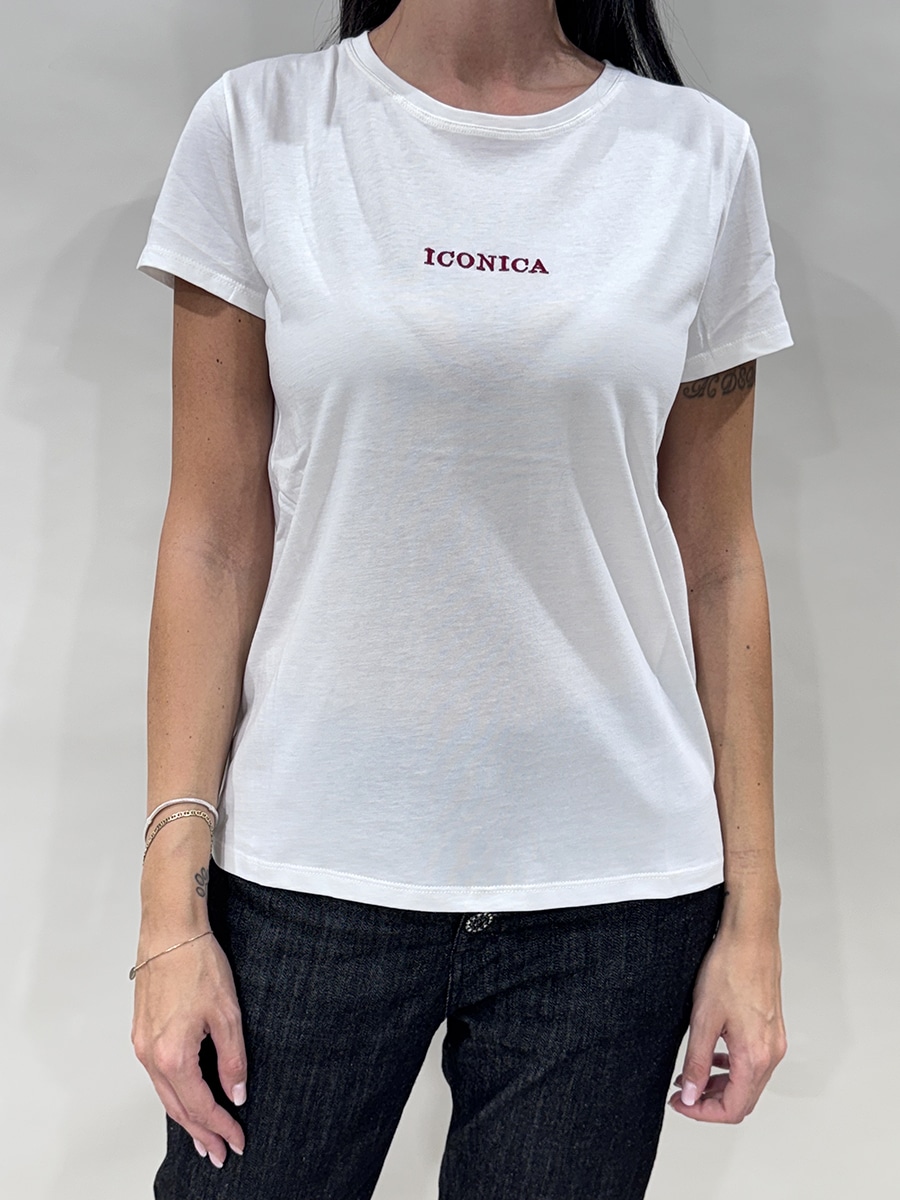 T-SHIRT CON SCRITTA ART. RF0392- VICOLO