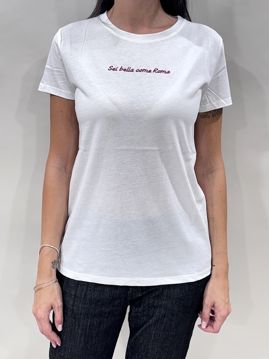 T-SHIRT CON SCRITTA ART. RF0315-VICOLO