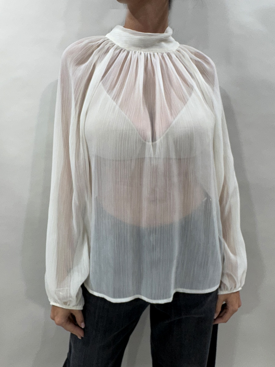 CAMICIA FOCCO RETRO ART.  S01E0439-C20116PH  -  PHILIA LOFT - GESSO, S