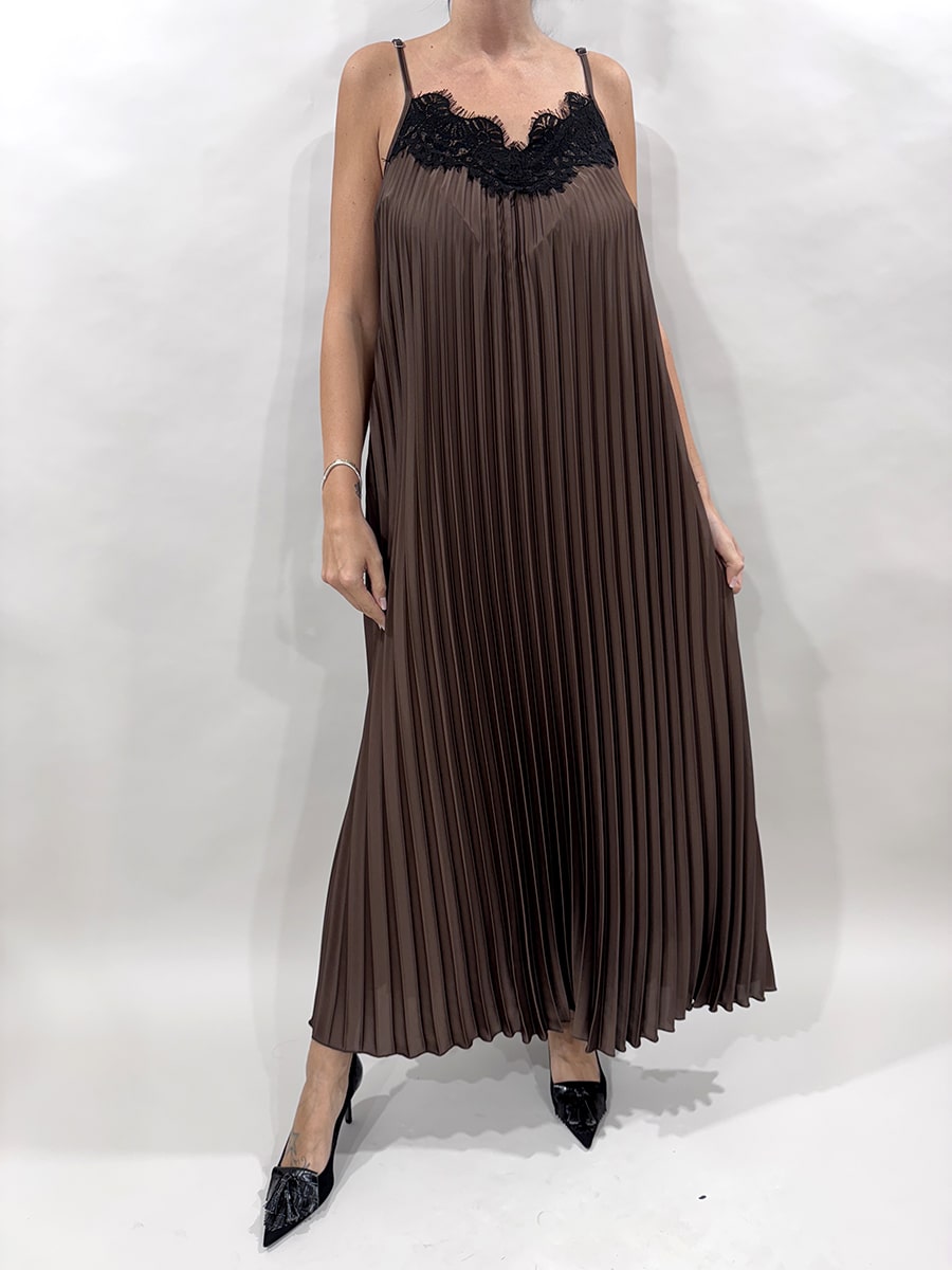 ABITO PLISSE MORO ART. A50598AT