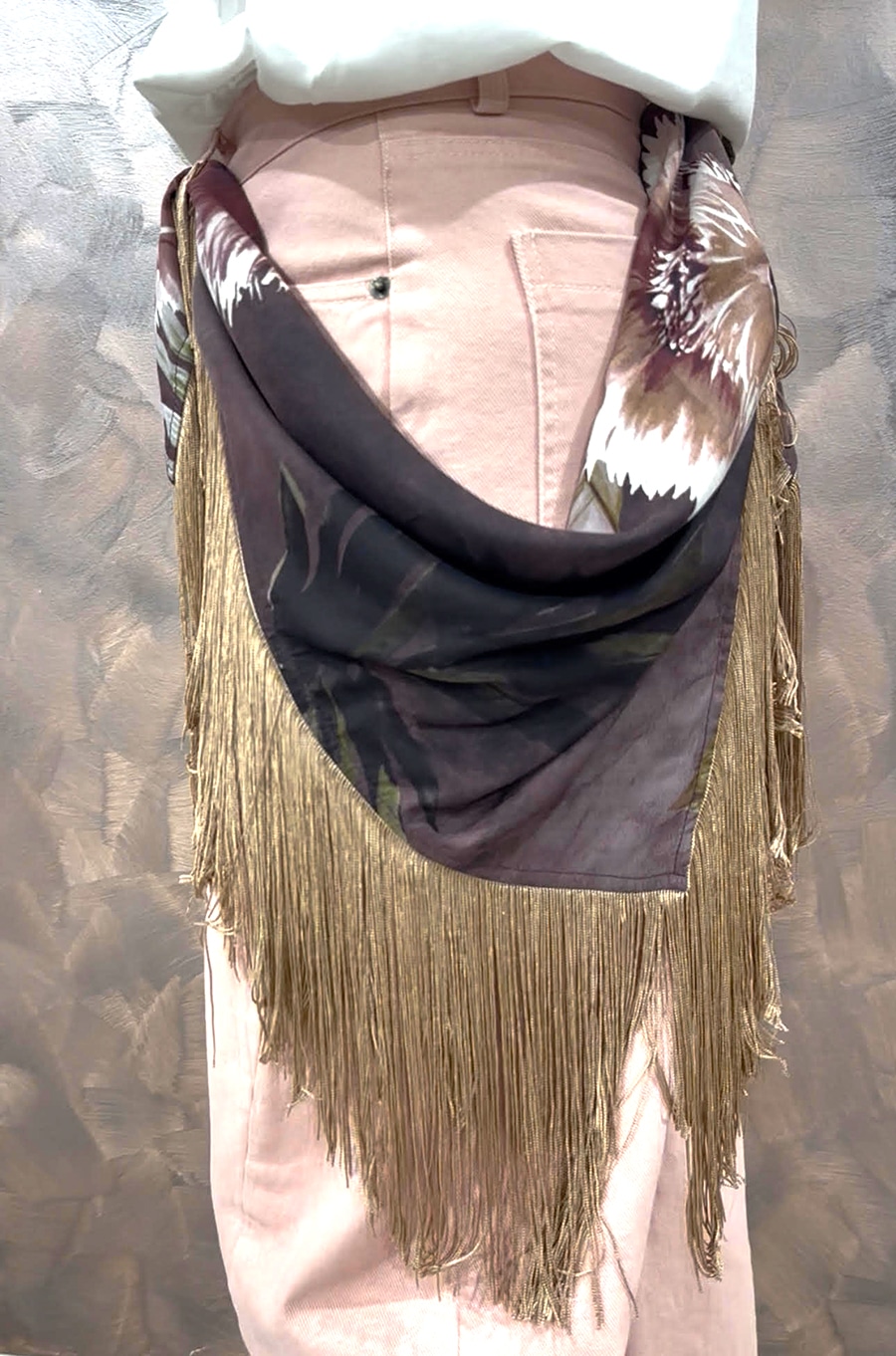 FOULARD FRANGE ART. D01E0402-FOULFANTASY