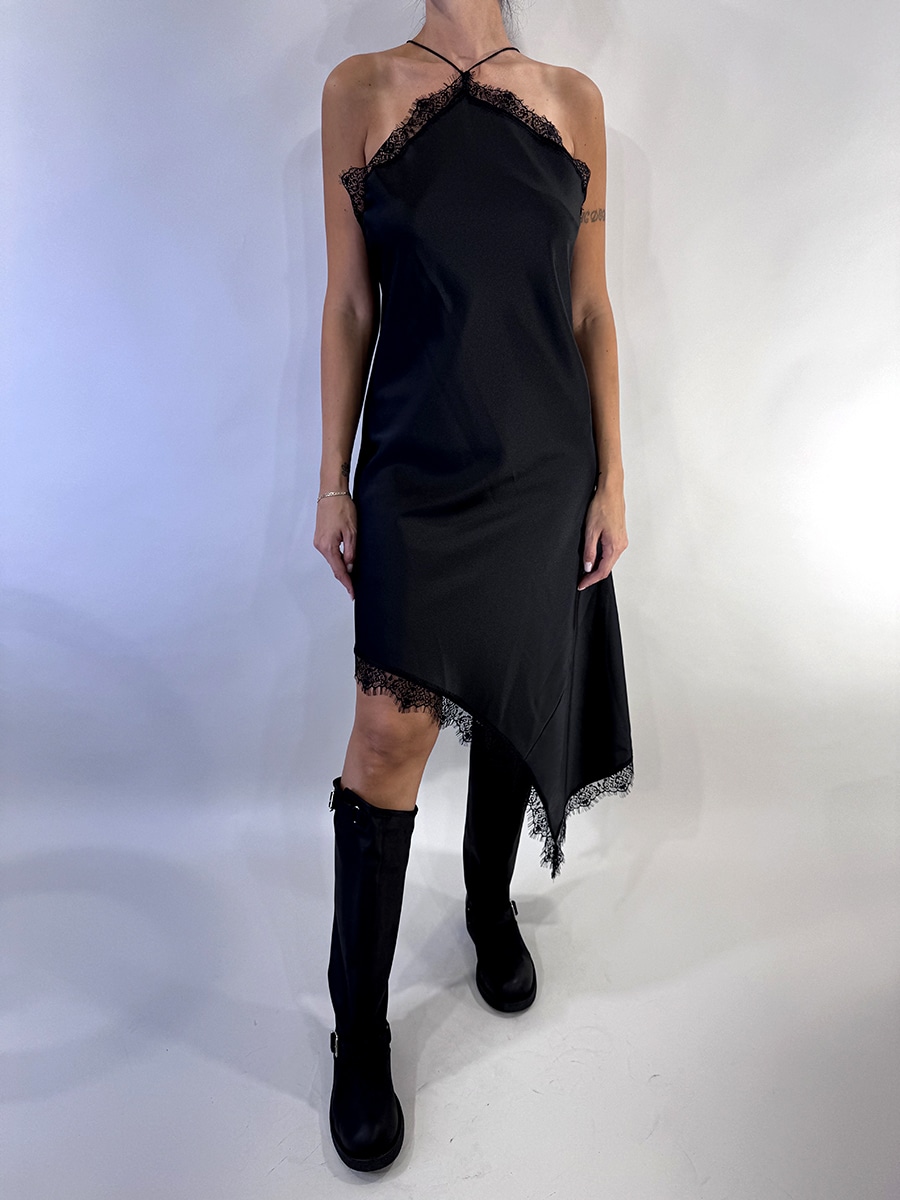 ABITO PIZZO NERO ART. J01Y0513-37524