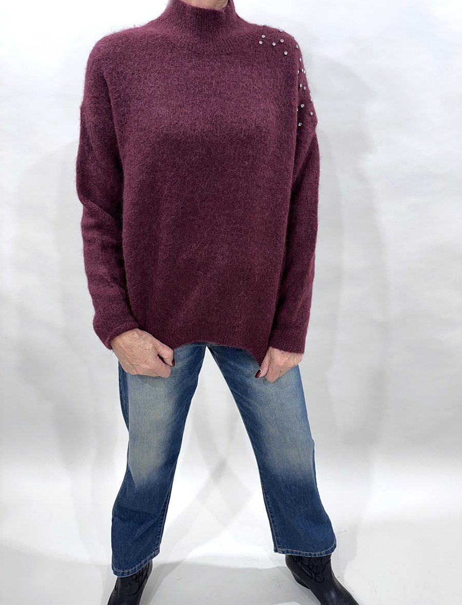 MAGLIA ART.6854 - BORDEAUX