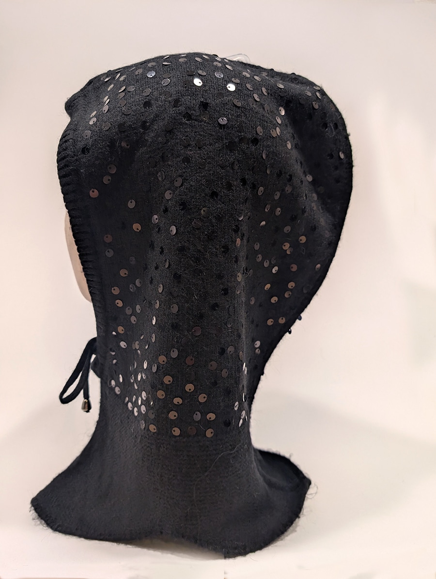 BALACLAVA CON PAILLETTES ART. 4799 - NERO