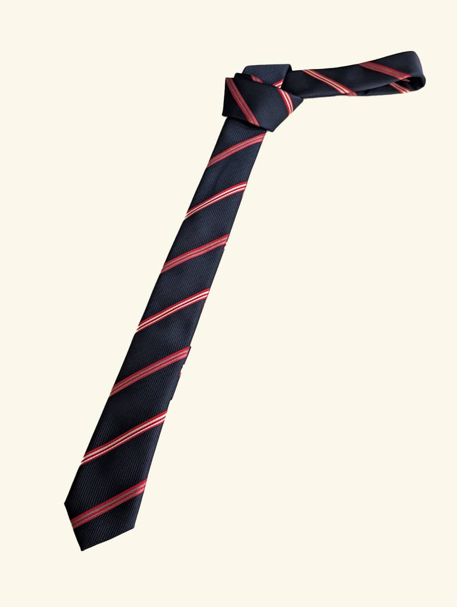 CRAVATTA ART. 9452 - BLU/ROSSO