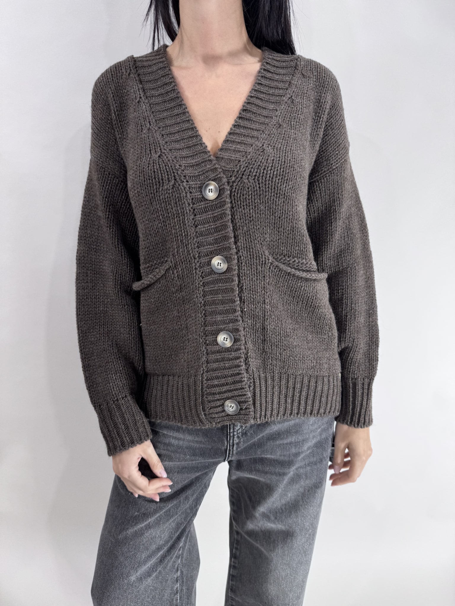 CARDIGAN ART. L01O0418-D79873-PHILIA LOFT - MORO