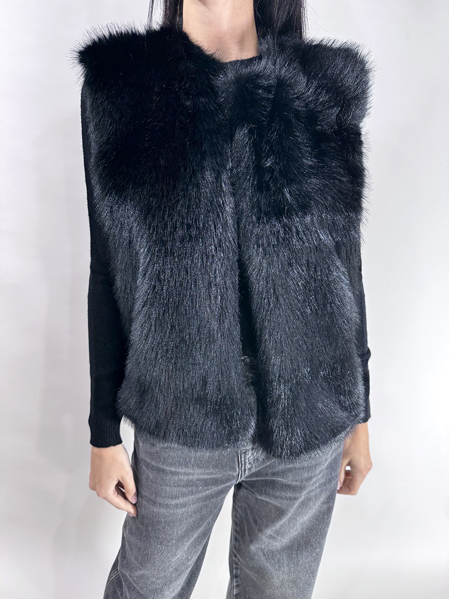 GILET ECOFUR ART. W5HMG81A400 - CAMEL