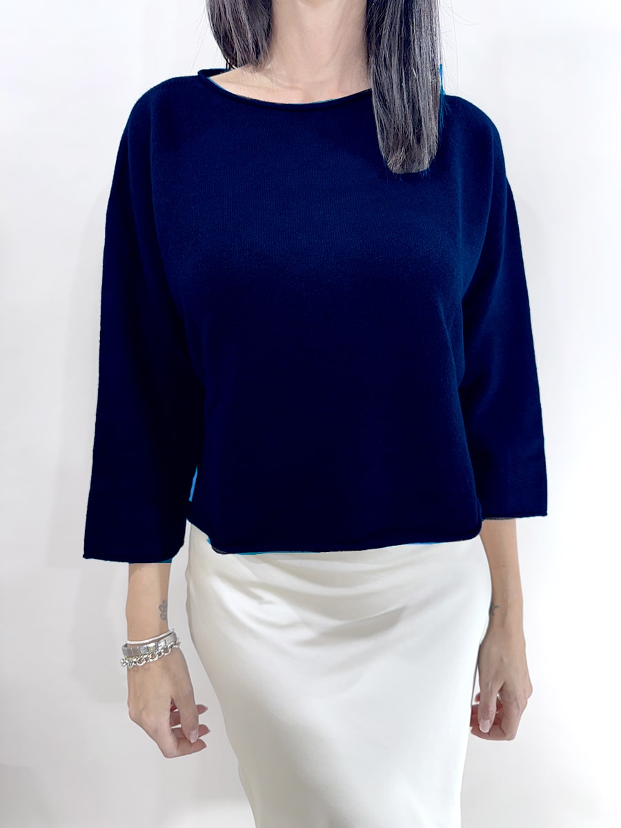 MAGLIA ART. IT1174AI25 - tensione in - Blu