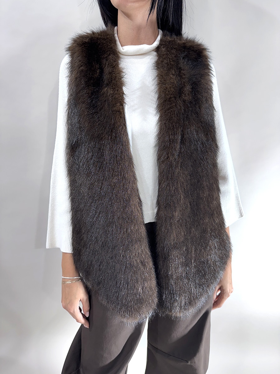 GILET ECOFUR MORO ART. V01A0112-FD243