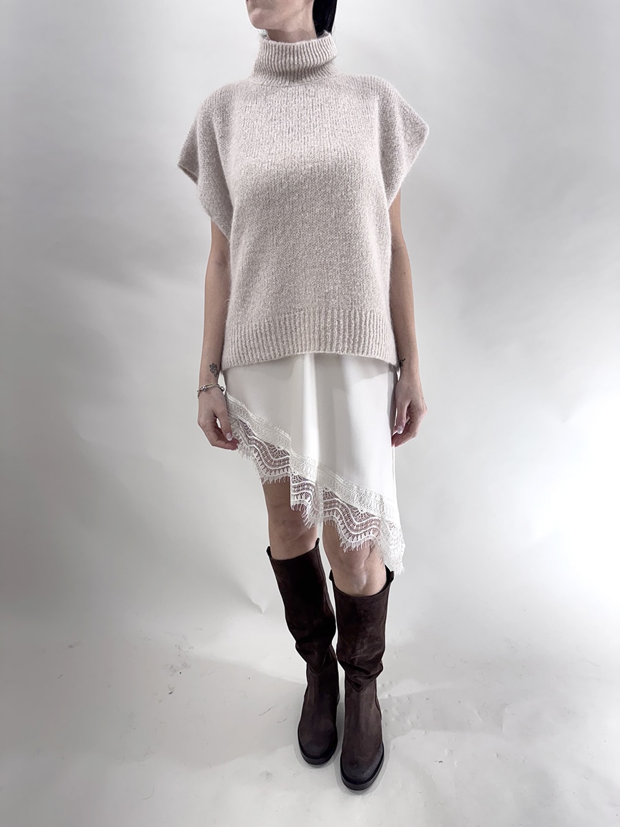 DOLCEVITA SENZA MANICHE IN MAGLIA ART. C01L1006-PHILIA LOFT