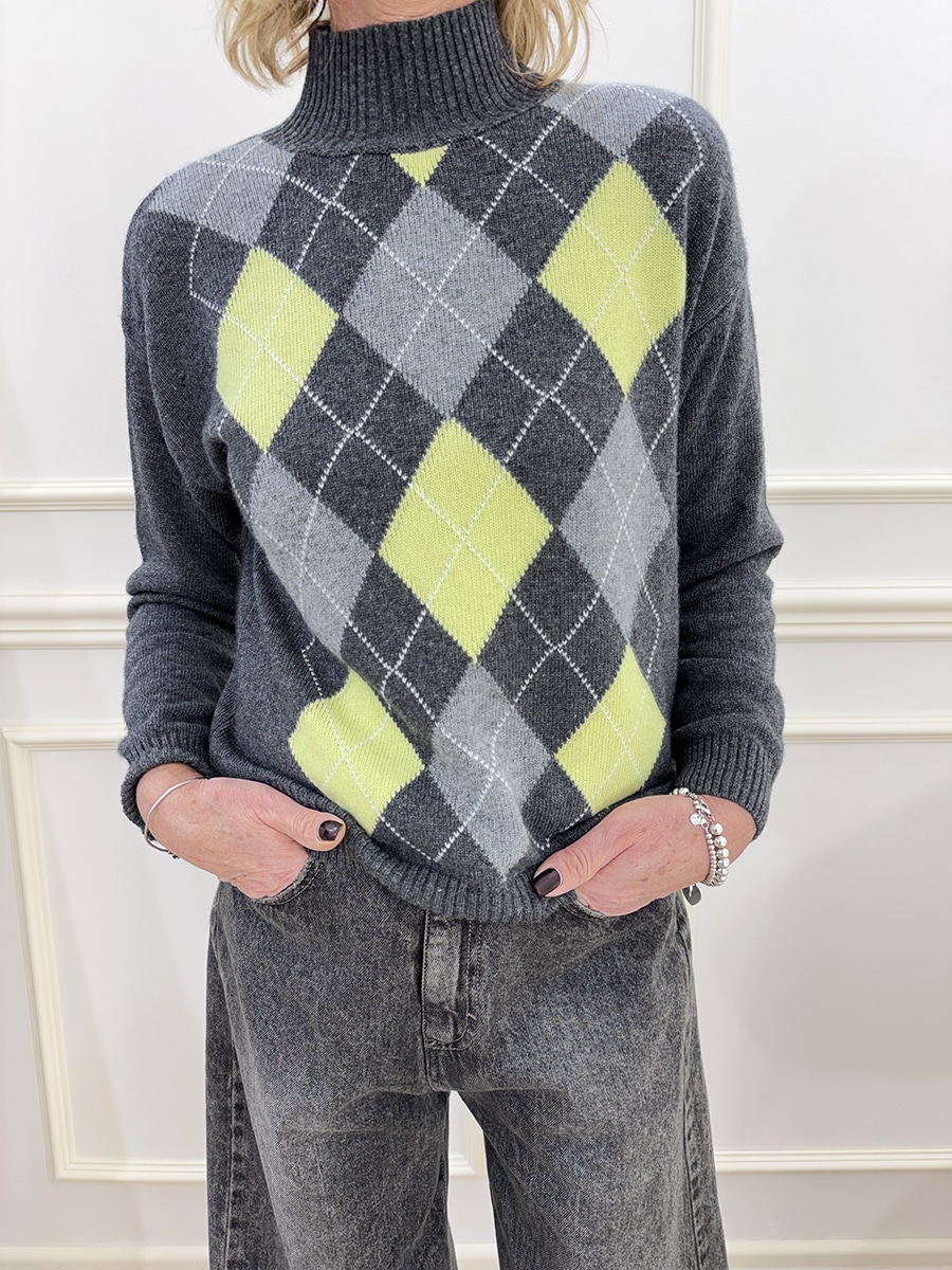 PULL ROMBI COLLO ALTO ART. D82058 - MOTEL