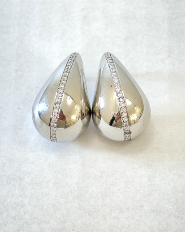 ORECCHINI GOCCIA STRASS ART. 478