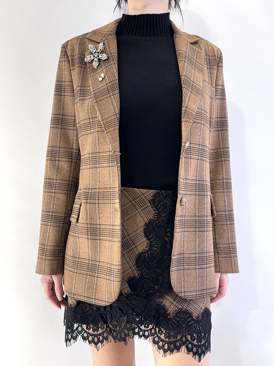 GIACCA BLAZER A QUADRI ART. W25J762 - S