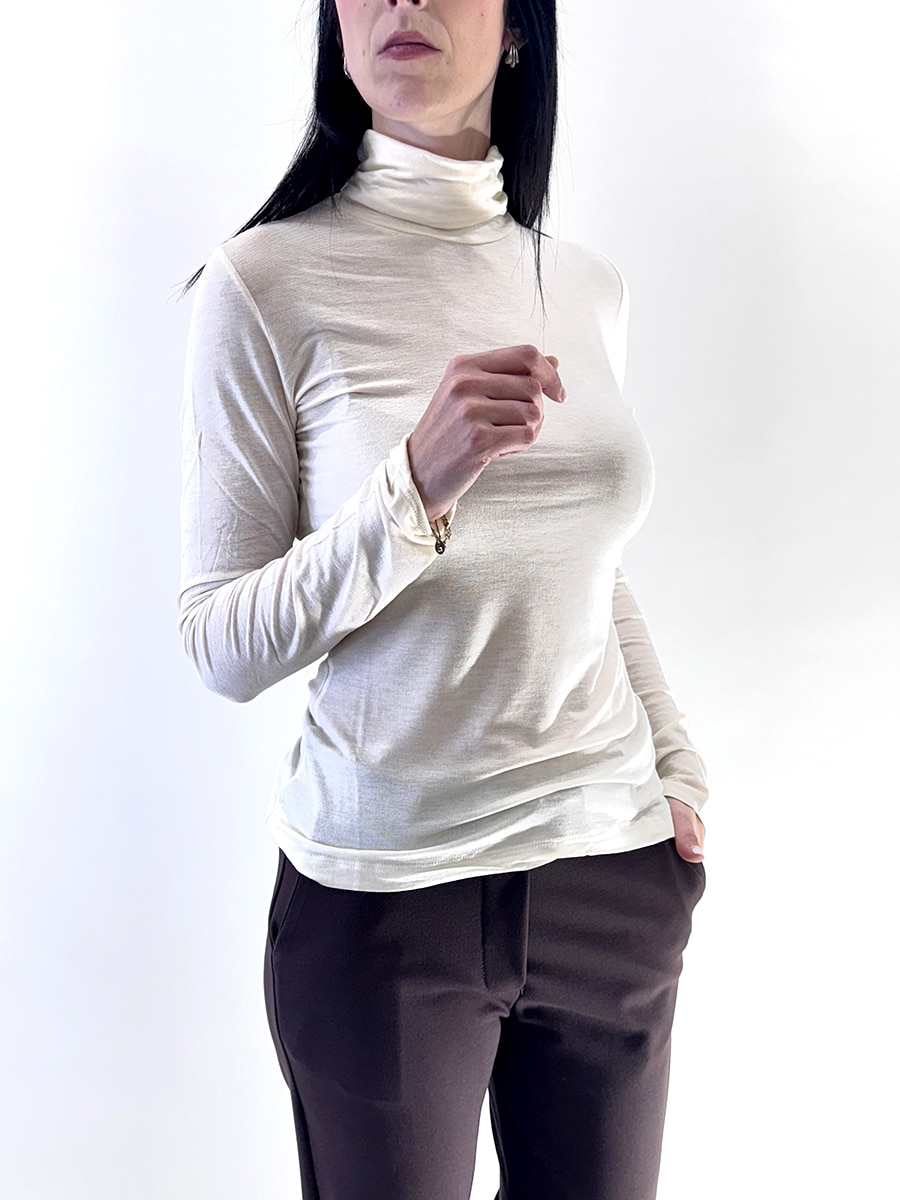 LUPETTO IN MISTO CASHMERE ART. SH003016  - SUSY MIX