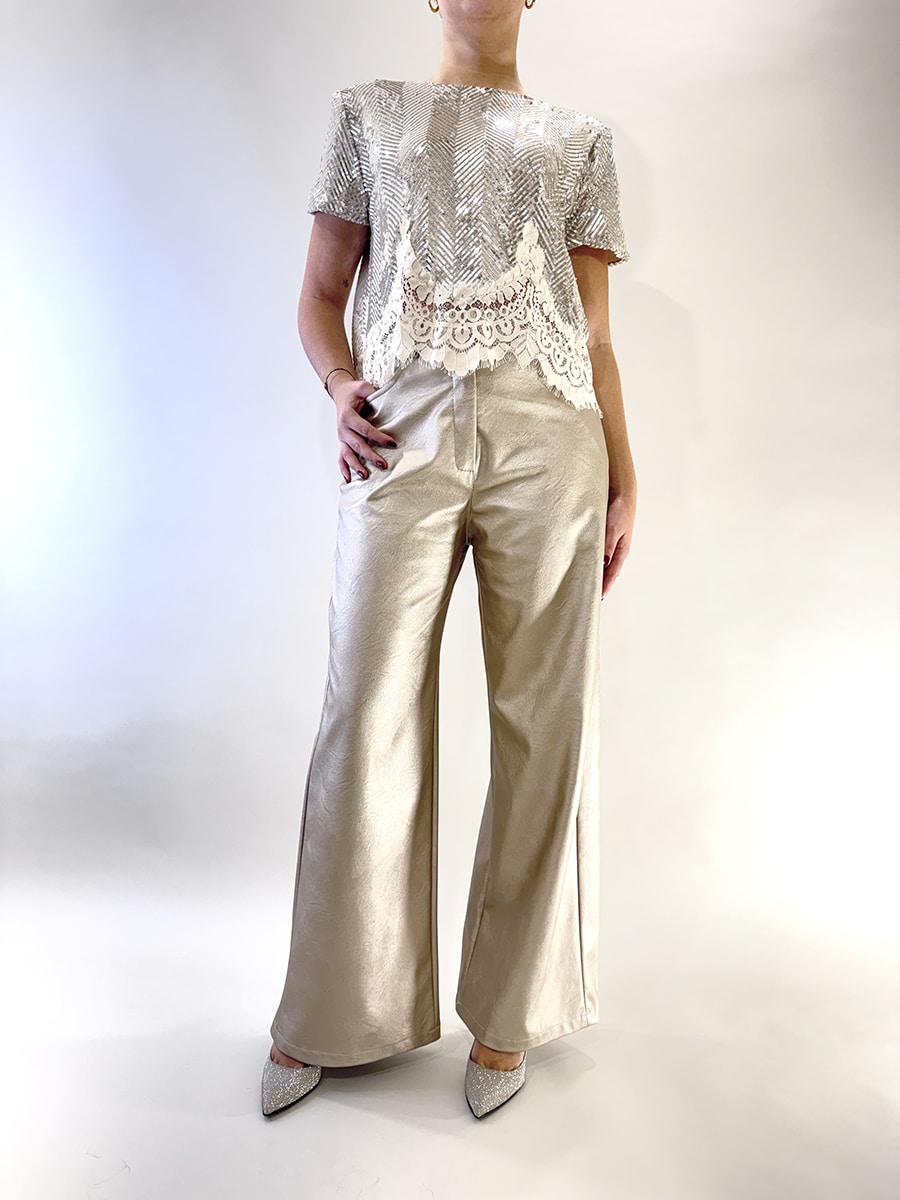 PANTALONE ECOPELLE TASCONI ART. 224155 - L - TENSIONE IN