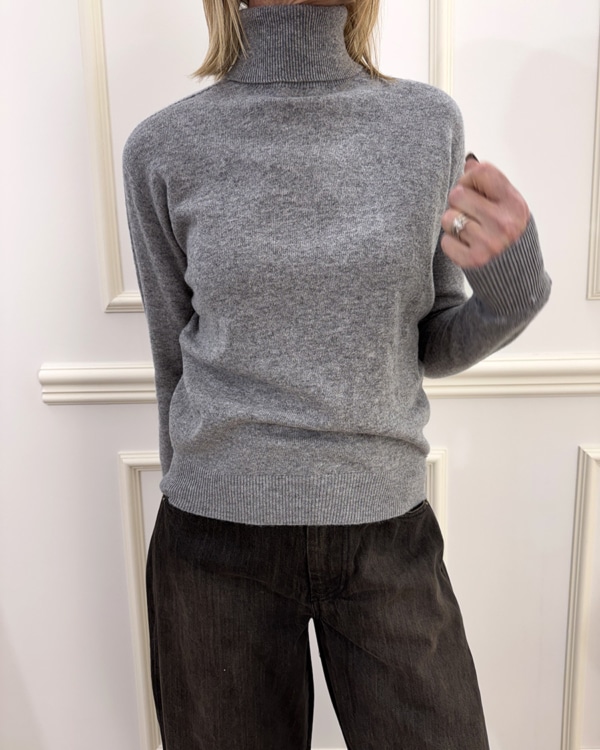 MAGLIA COLLO ALTO ART. I25/WL105 - MOTEL - GRIGIO