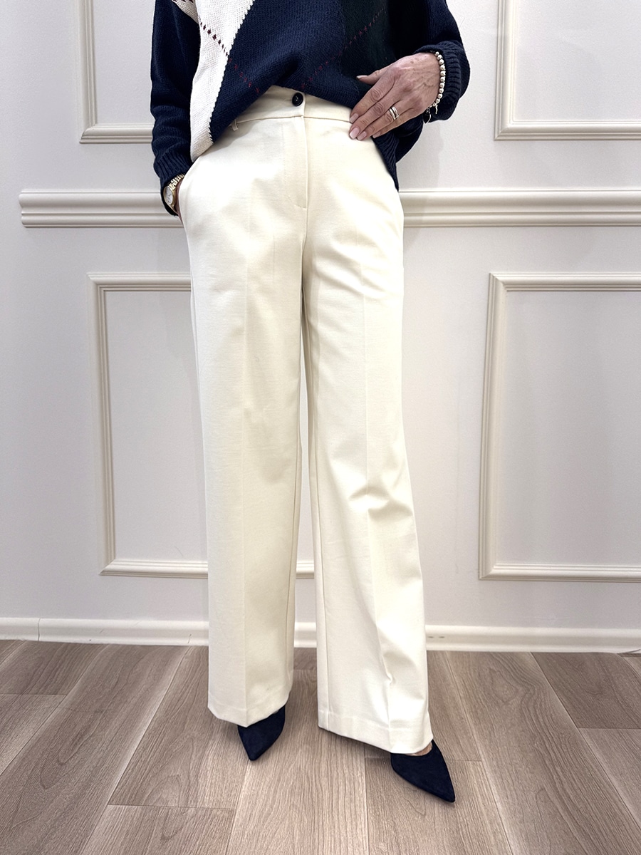 PANTALONE ART. 26P1456 - MOTEL - PANNA, XS