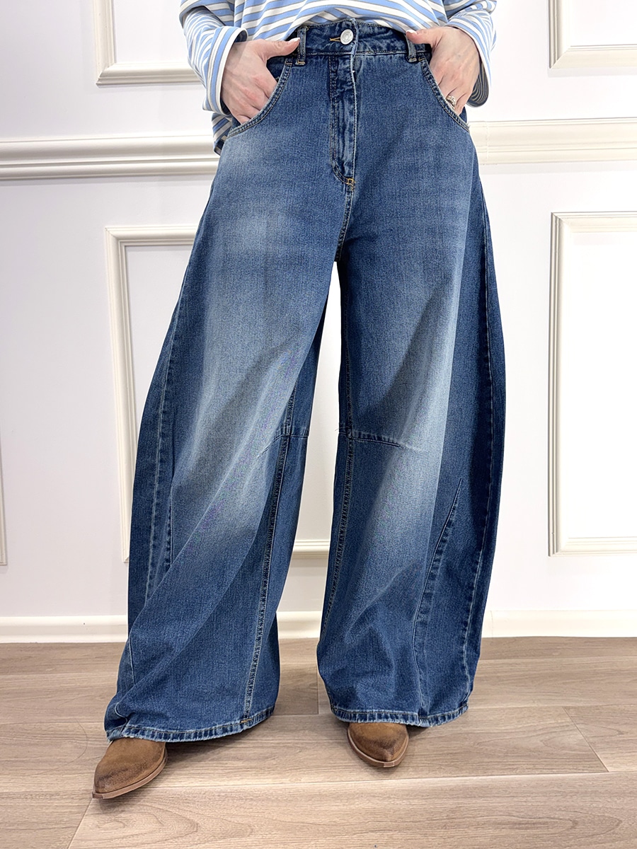 JEANS LOUVRE BARREL RELAXED FIT   ART. P314J119W671 - TENSIONE IN