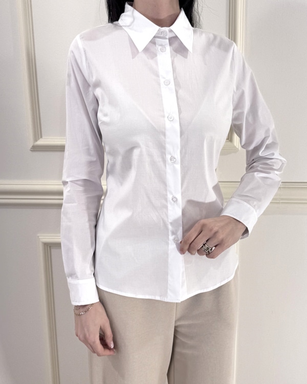 CAMICIA SLIM ART. C5977-T69-BAS-PE26 - TENSIONE IN - BIANCO, L