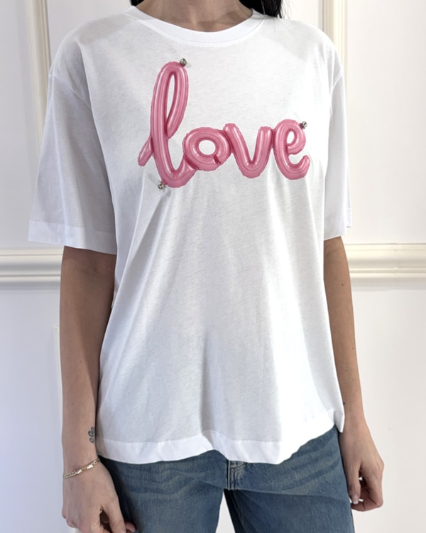 T-SHIRT CON SCRITTA ART. M5099-TPS596A35 - MOTEL