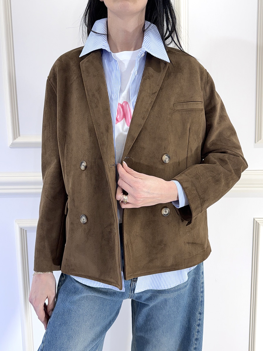 GIACCA SIMIL SUEDE ART. 26B2422 - TENSIONE IN - MORO