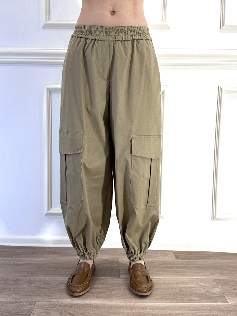 PANTALONE CARGO CON ELASTICO ART. GB546 - TENSIONE IN