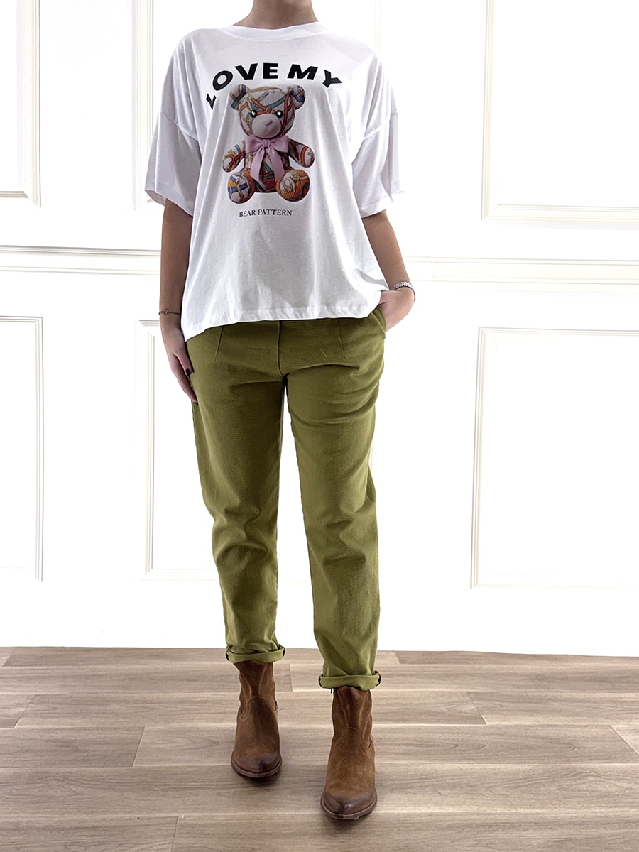 T-SHIRT ORSETTO ART. M2563-TP-S588M- MOTEL