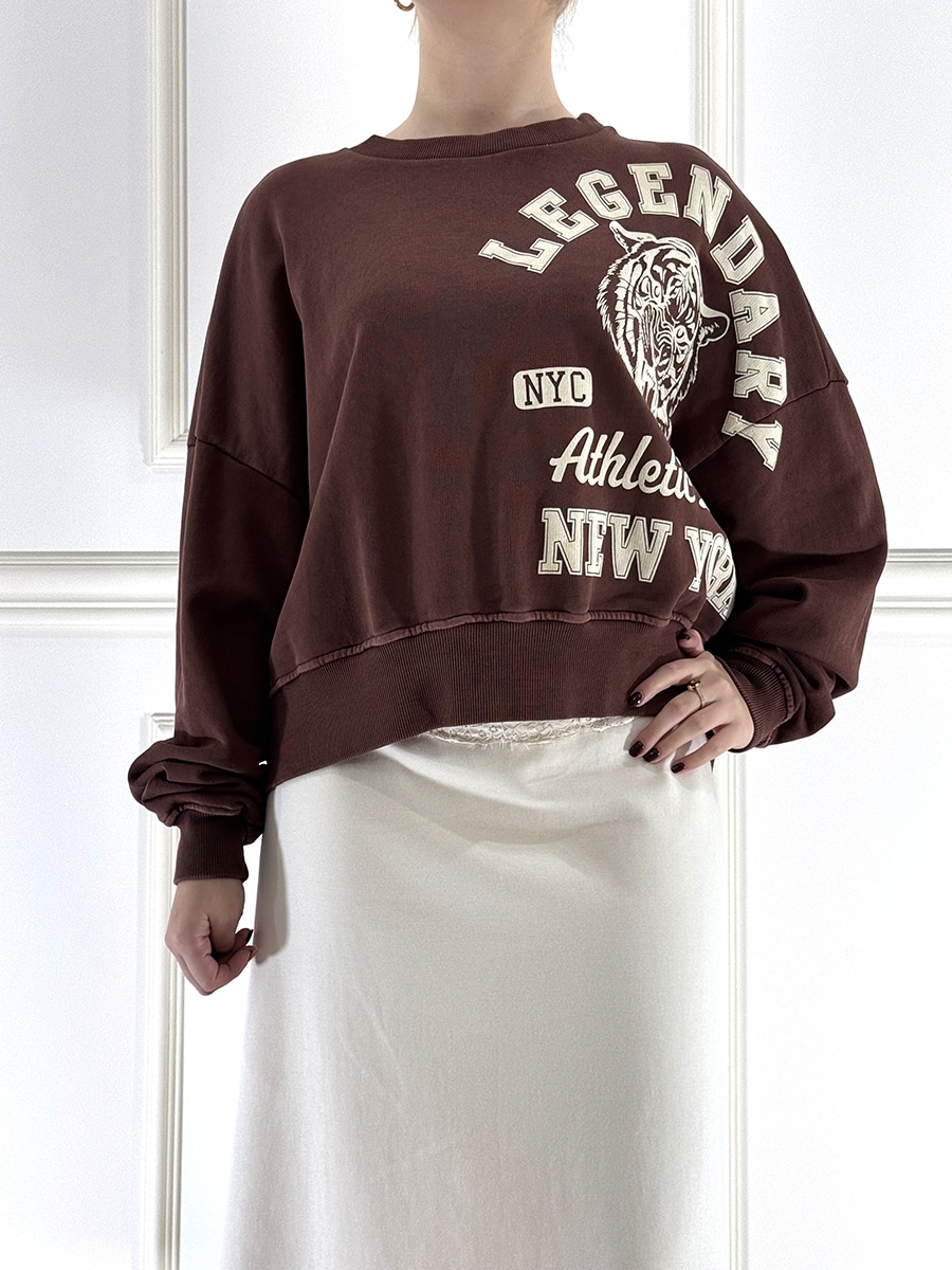 FELPA CON SCRITTA ART. D02E0451-27378VA1742- PHILIA LOFT