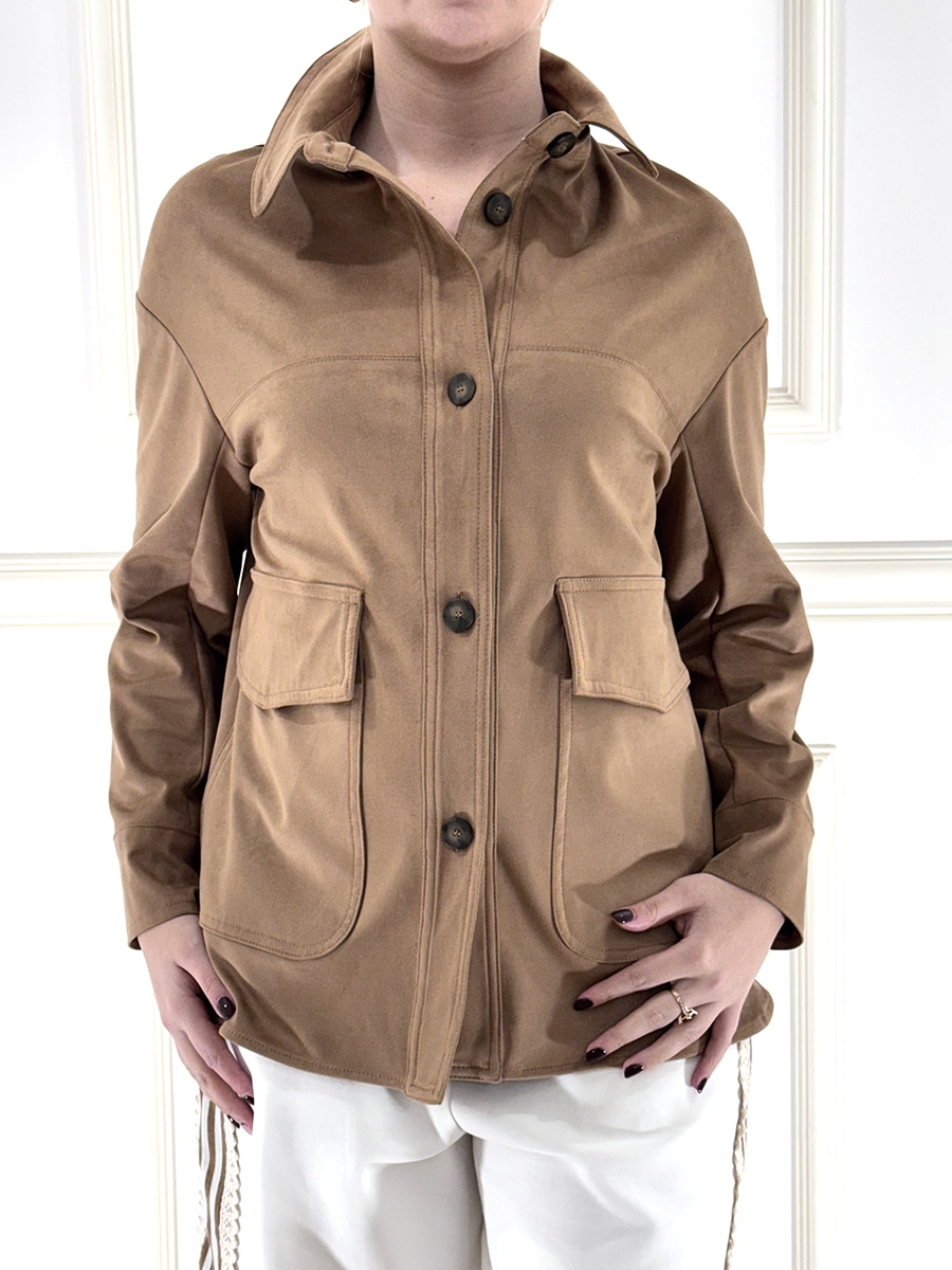 GIACCA SIMIL SUEDE ART. D02E0392-34188DA - PHILIA LOFT