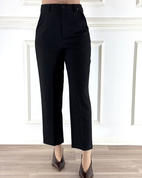 PANTALONE A SIGARETTA ART. M01N0076-08655 - PHILIA LOFT - NERO, S