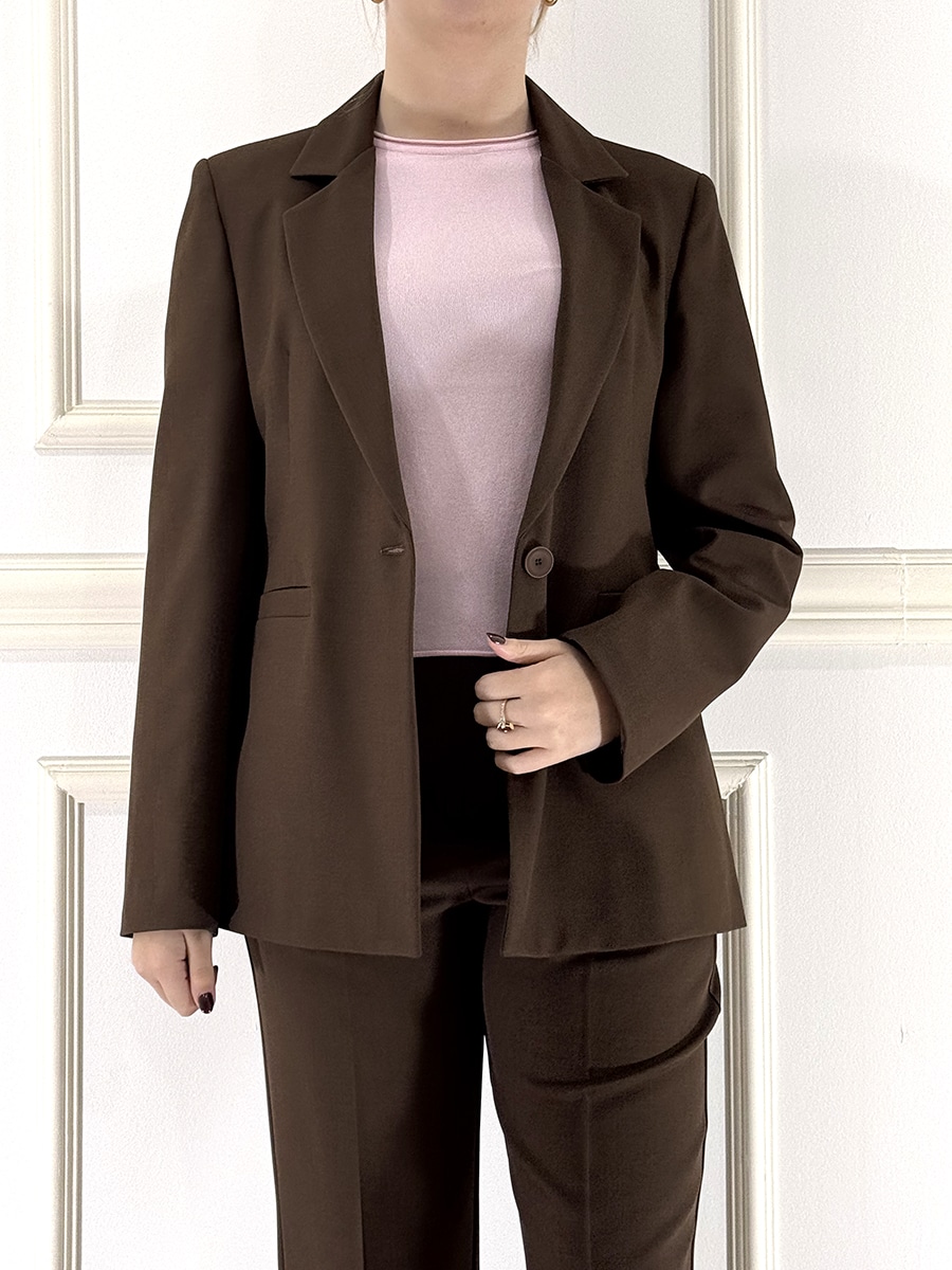 GIACCA ART. M01N0075-08654 - PHILIA LOFT - MORO, XS