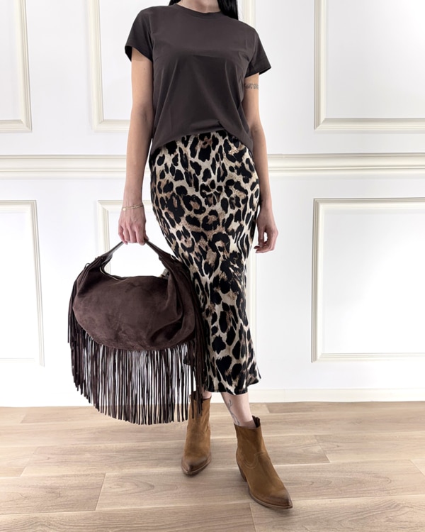 GONNA ANIMALIER ART. 24208VM - SUSY MIX - S