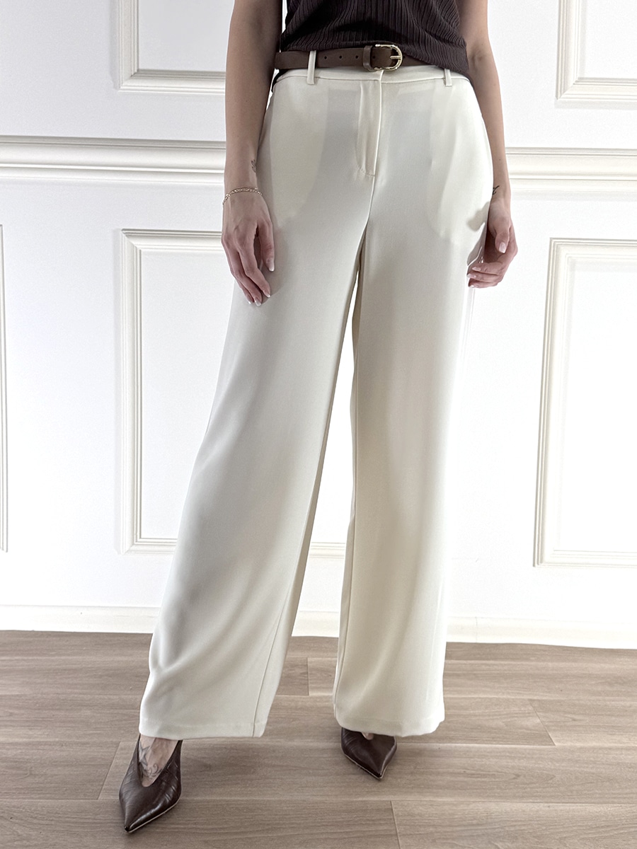 PANTALONE ART. 26P3758- MOTEL - PANNA, XS