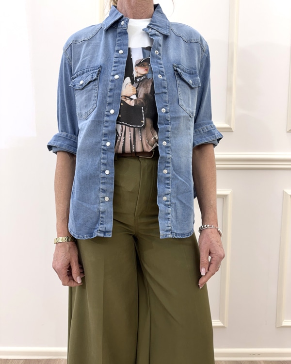 CAMICIA JEANS ART. 918626 - SUSY MIX - M