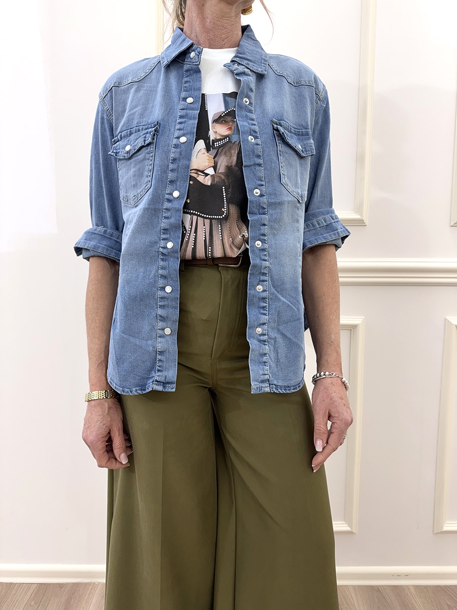 CAMICIA JEANS ART. 918626 - SUSY MIX