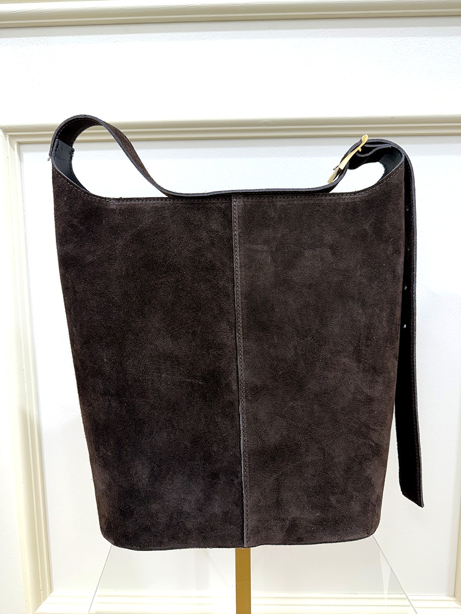 SECCHIELLO MAXI IN SUEDE ART. BS5599 - SUSY MIX - MORO