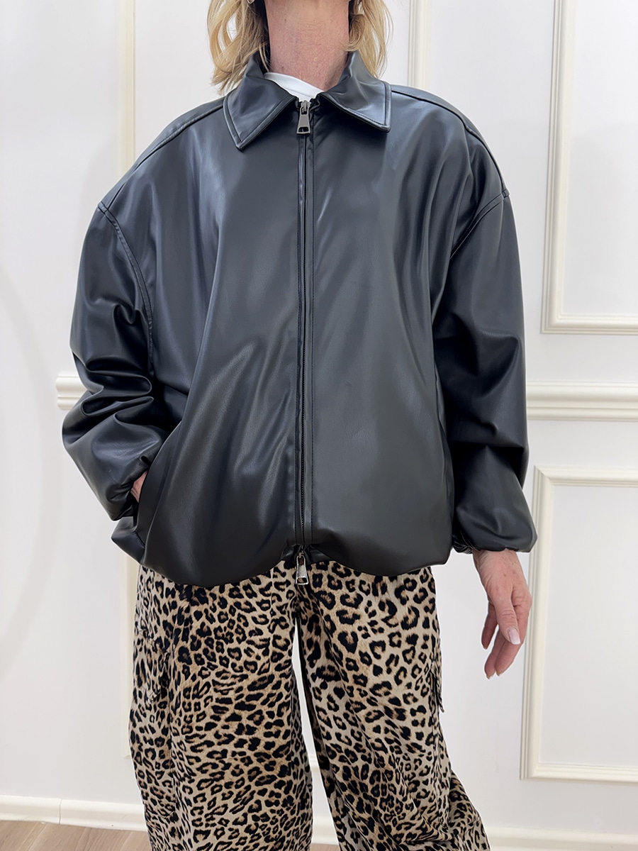 BOMBER ECOPELLE ART. FW250001 - TENSIONE IN