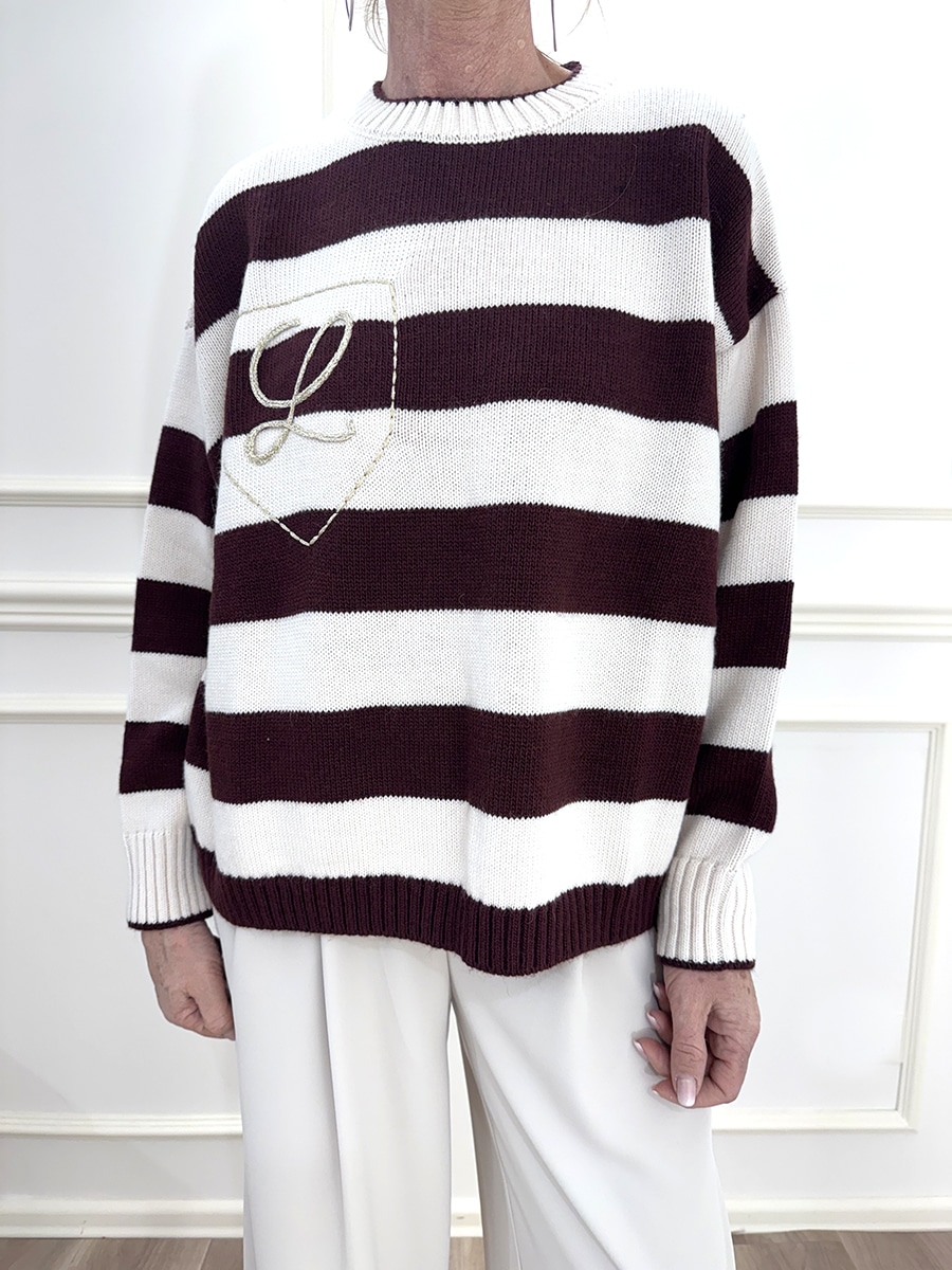 MAGLIA A RIGHE ART. W5HMJ88A400 - MOTEL