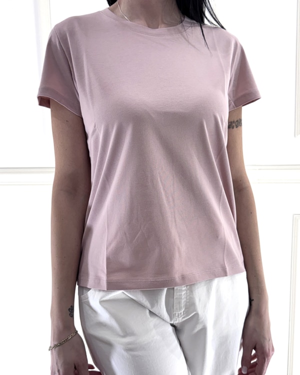T-SHIRT GIROCOLLO ART. SH000904 - SUSY MIX - ROSA