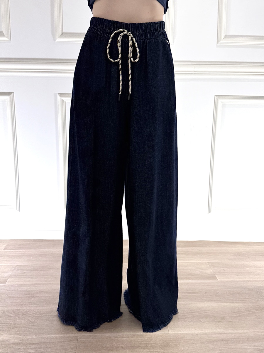 JEANS GAMBA LARGA MODELLO SFRANGIATO ART. R02L0435-26377/J  - PHILIA LOFT