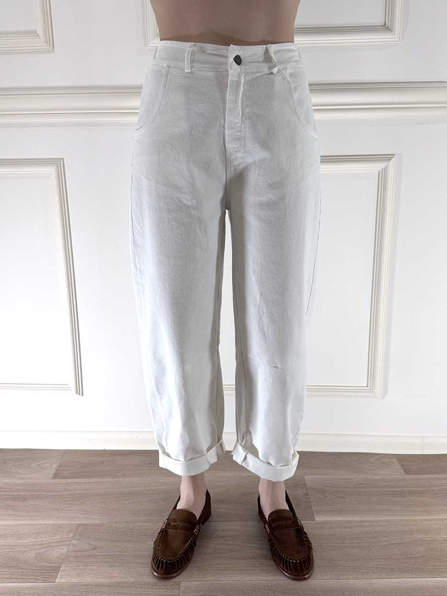 PANTALONE CARROT ART. PA5184/PE26 - MOTEL - L, LATTE