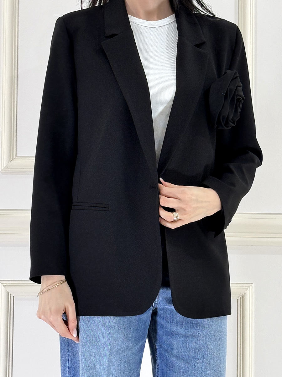 BLAZER CON SPILLA ART. TAB0370- VICOLO - NERO