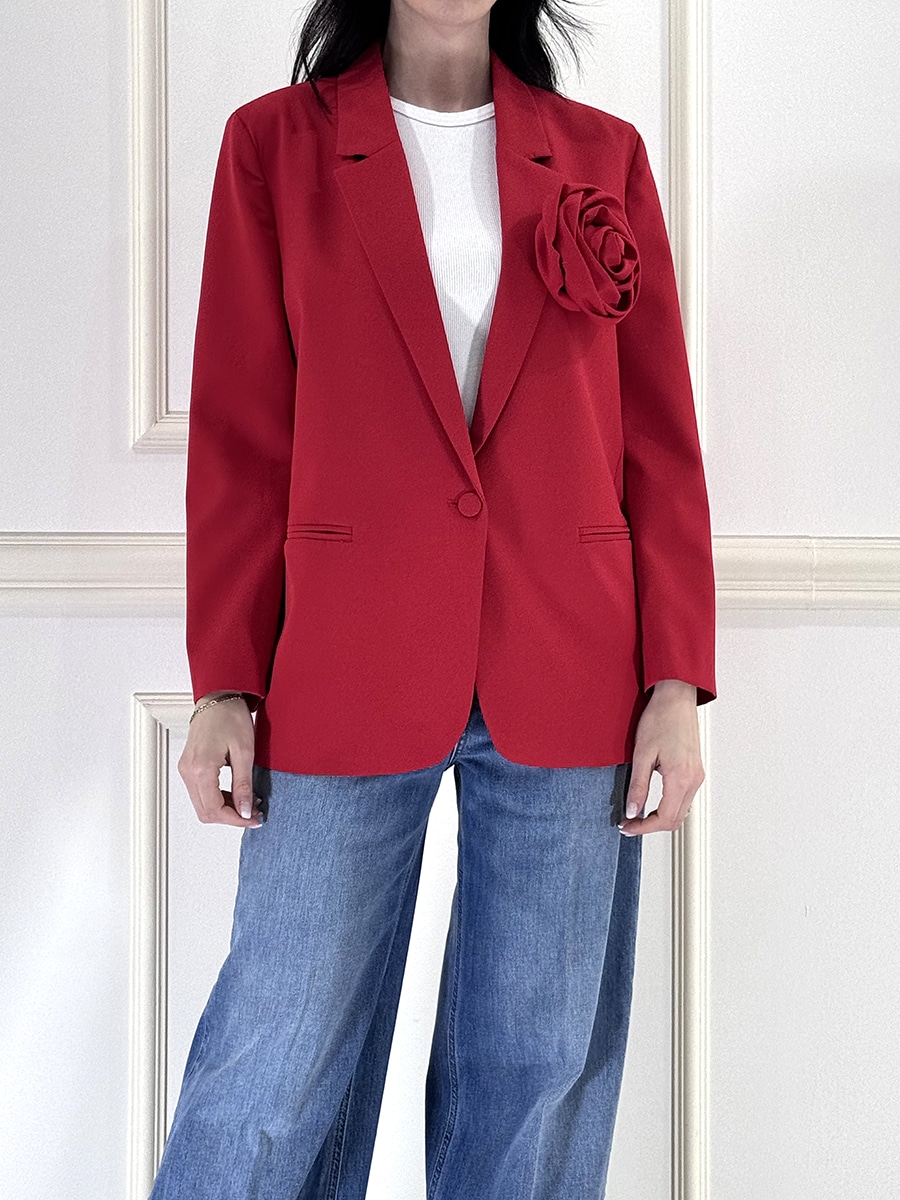 BLAZER CON SPILLA ART. TAB0370- VICOLO - ROSSO