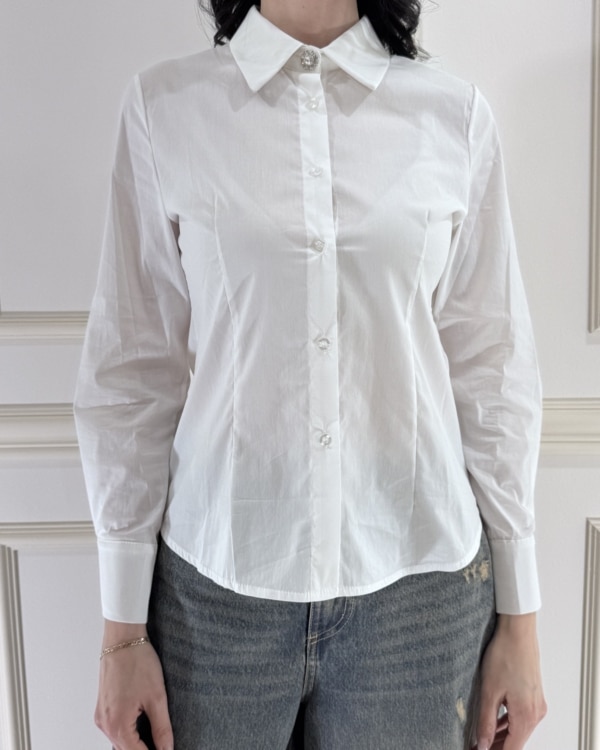 CAMICIA BOTTONE GIOIELLO ART. 74826 - SUSY MIX - ROSA, L